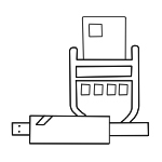 Máquinas de descarga de dados